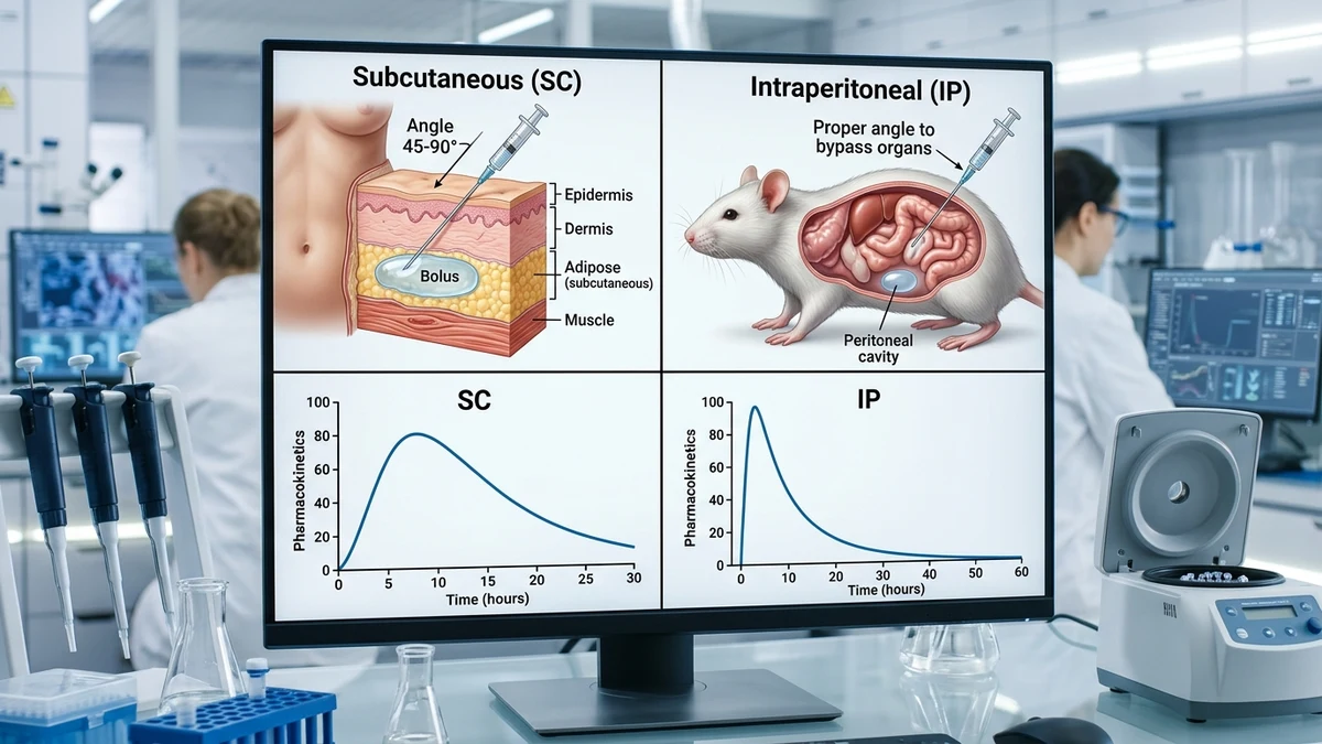Peptide Administration Routes in Animal Research: SC vs IP vs Oral