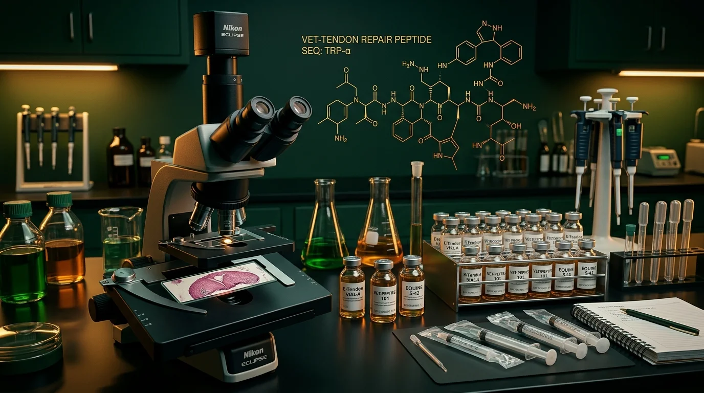Research Peptides in Veterinary Medicine: A Field Overview